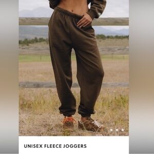 Daily Drills Brown Fleece Joggers - XS/S